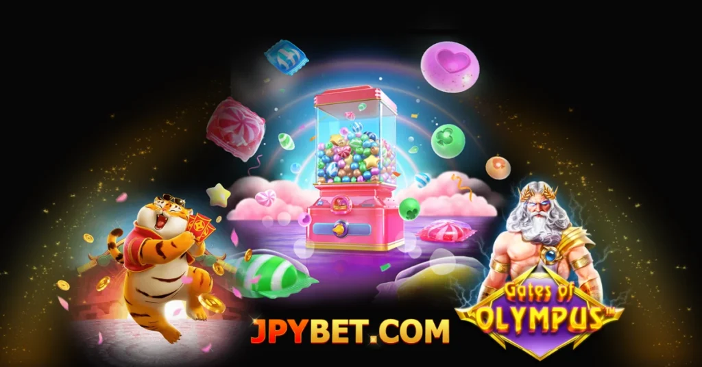jpybet tiger, candy machine and zeus
